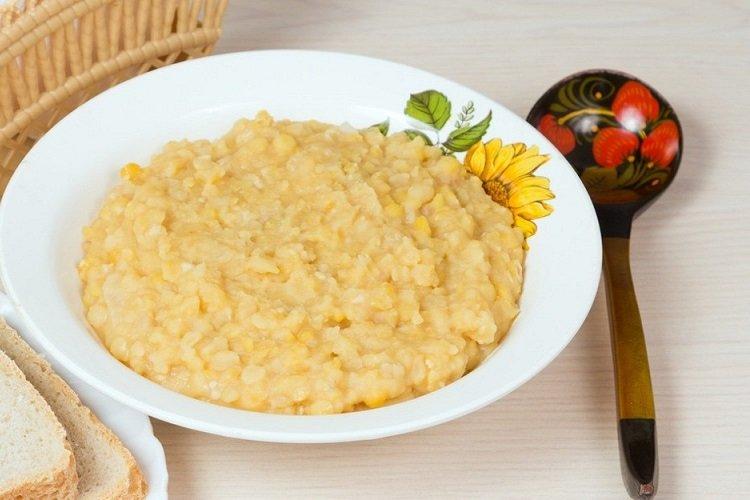 Bouillie de pois et d'orge