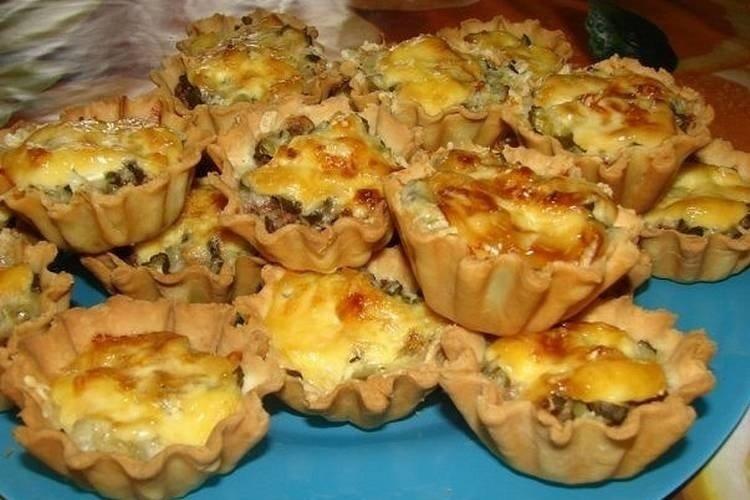 Tartelettes au boeuf haché et au fromage Tartelettes au boeuf haché et au fromage