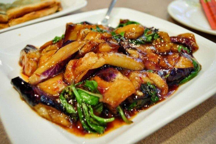 Aubergine au miel et sauce soja