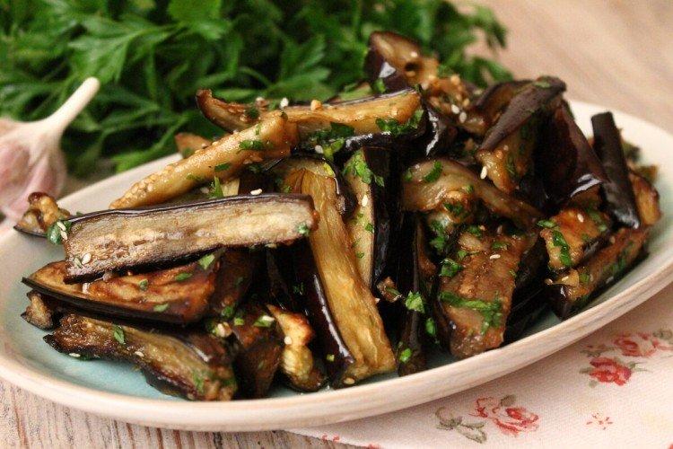 Aubergine au jus de citron