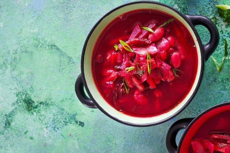 Bortsch maigre aux champignons