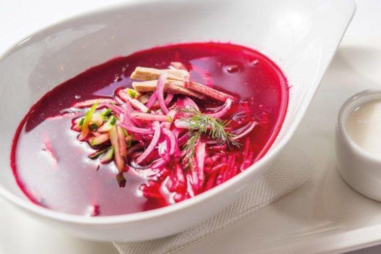 Bortsch au jus de citron vert et citron