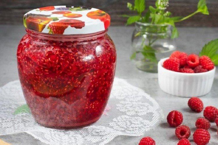 Confiture de framboises et potiron
