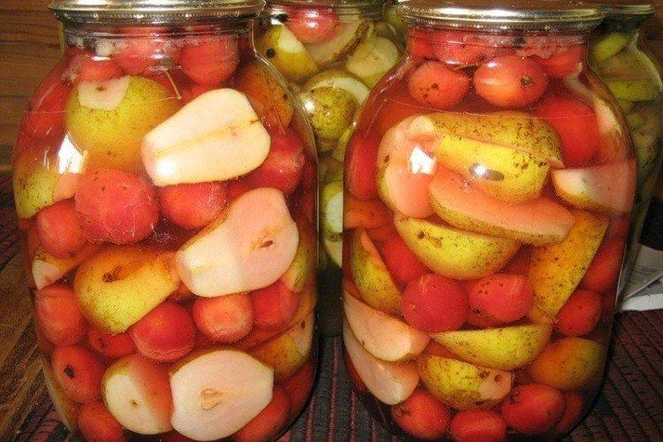 Compote sans sucre pour l'hiver