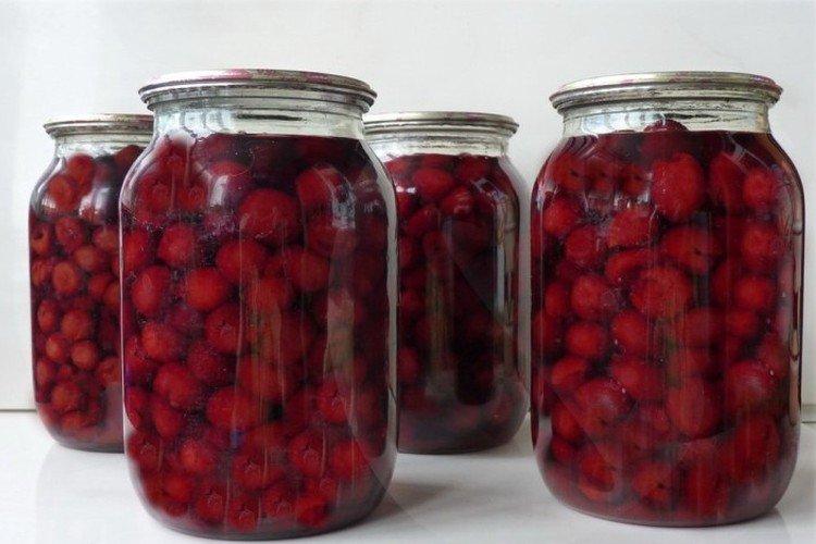 Compote de cerises pour l'hiver