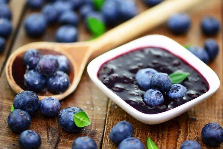 Confiture de myrtilles