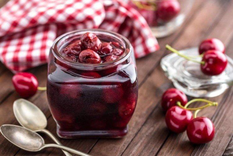 Confiture de cerises sans sucre
