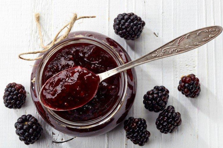 Confiture de mûres sans sucre