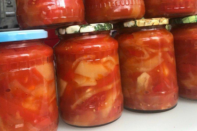 Salade de poivrons doux au ketchup