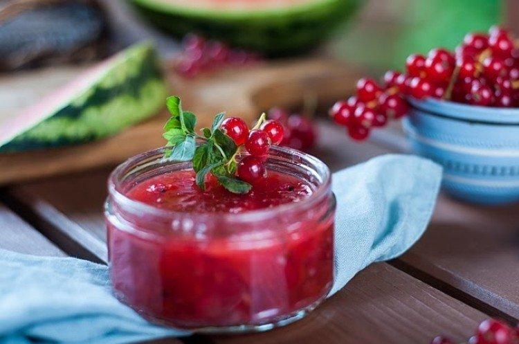 Confiture de groseilles à la pastèque