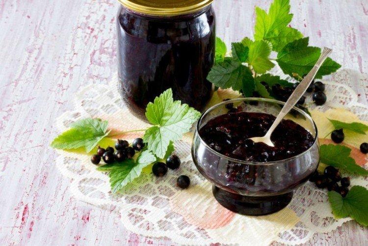 Confiture de cassis sans sucre
