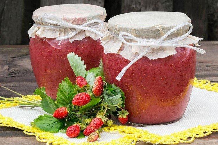 Confiture de fraises sans sucre