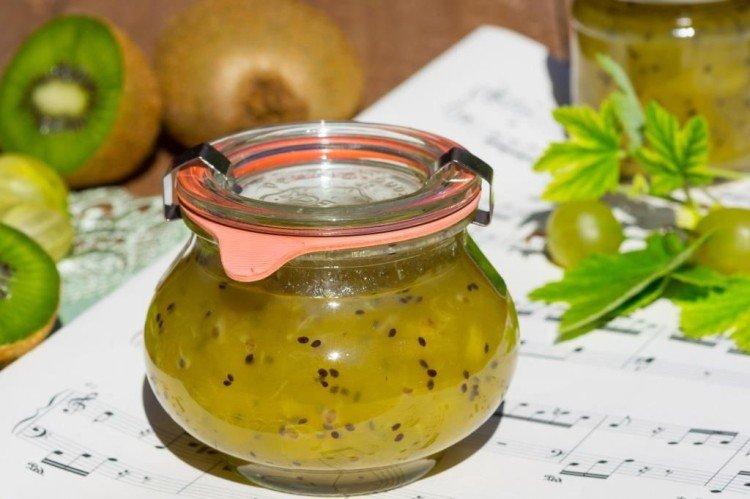 Confiture de groseille au kiwi