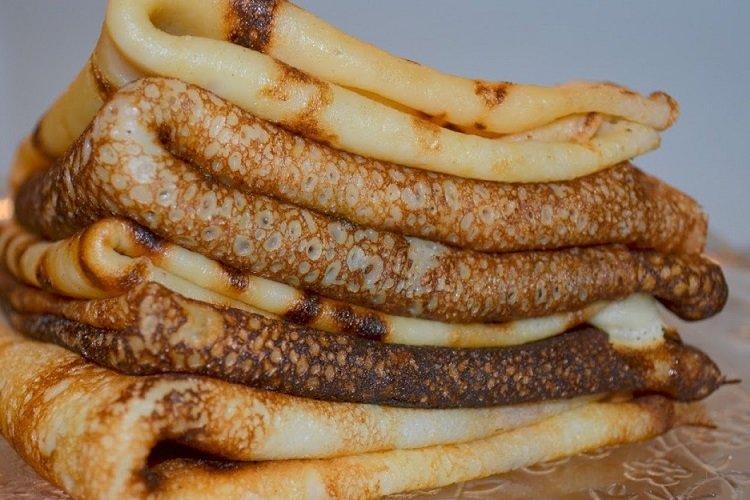 Crêpes au lait Trois verres