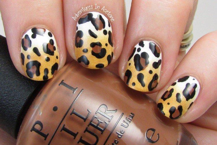 Manucure imprimé animal