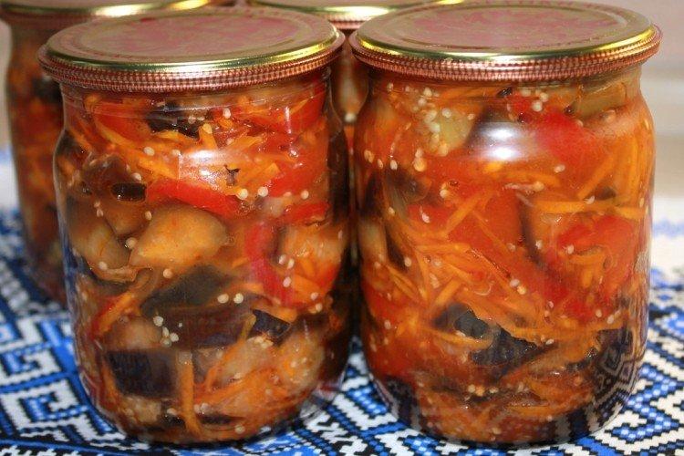 Aubergines sucrées pour l'hiver