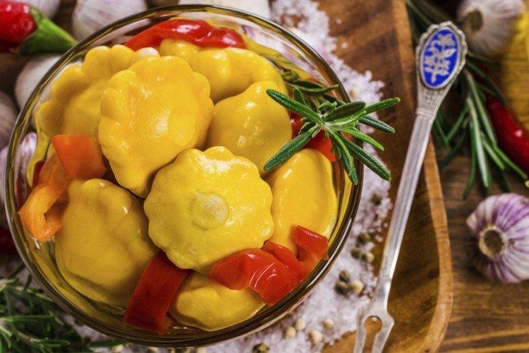 Courge au poivre pour l'hiver