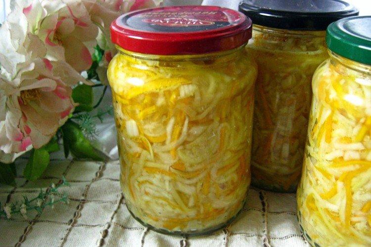 Patissons coréens pour l'hiver