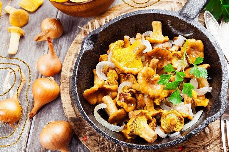 Girolles marinées instantanées