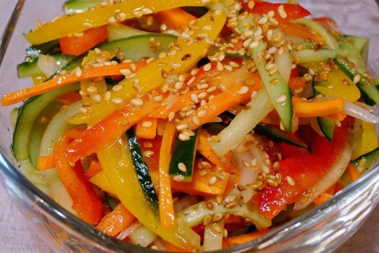 Salade chinoise au poivron