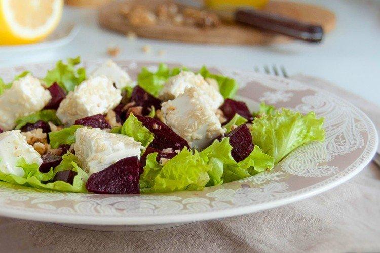 Salade de betteraves rouges et fetaxa