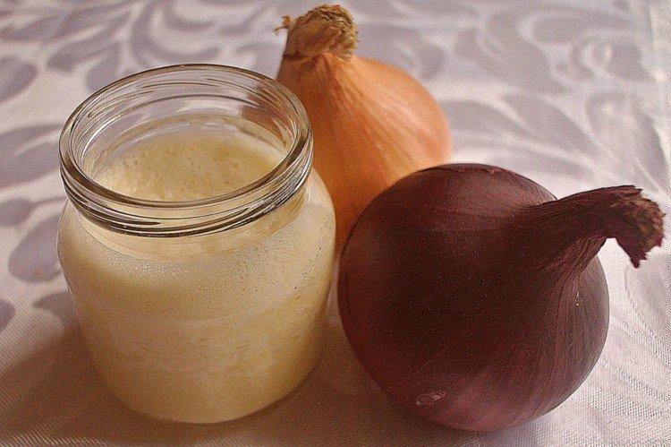 Masque capillaire à l'oignon