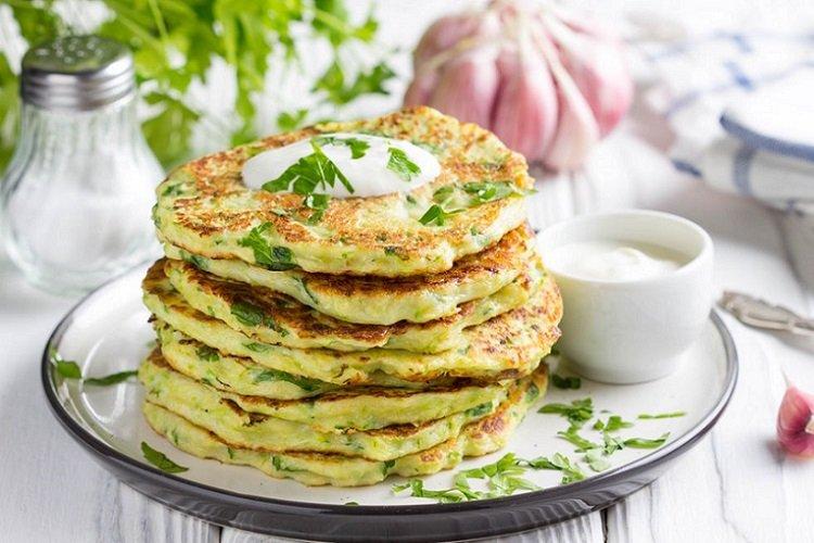 Crêpes courgettes et fromage