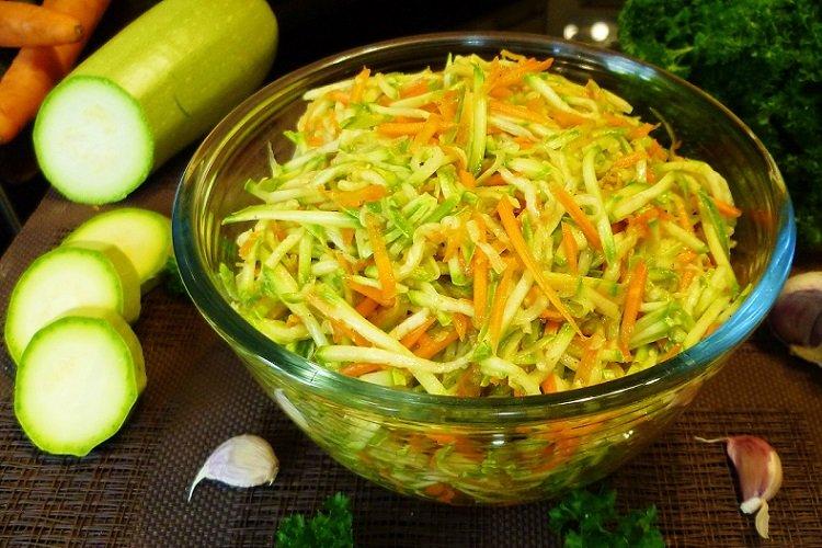 Courgettes marinées à la coréenne