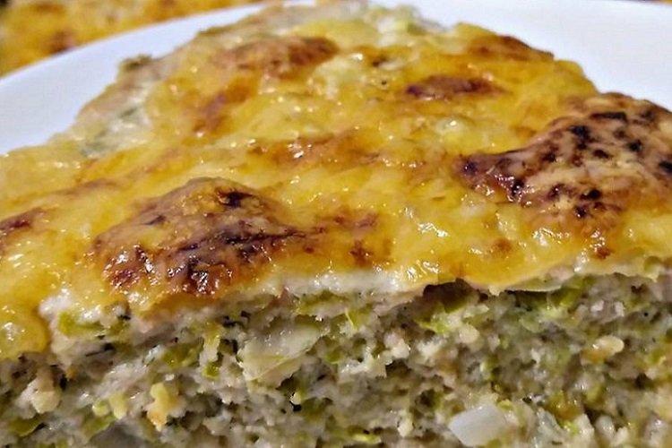 Casserole de courgettes, viande hachée et pommes de terre