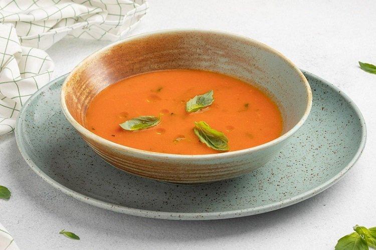 Gaspacho au foie de morue
