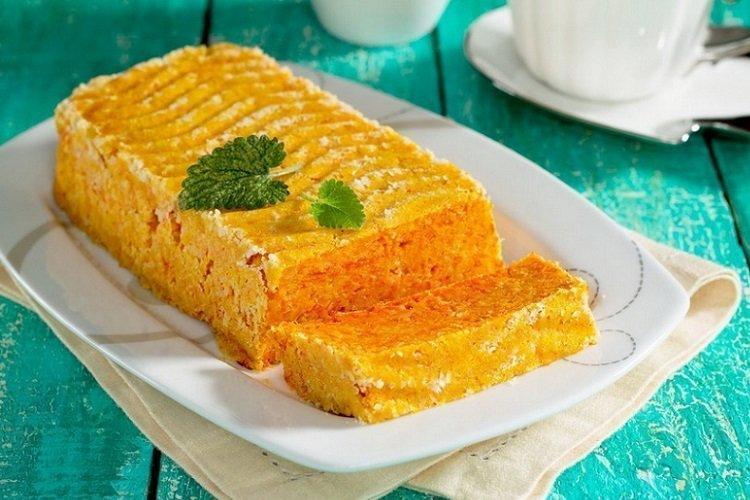 Cassolette de caillé et carottes