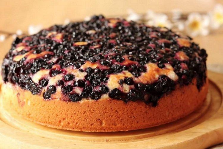 Tarte aux baies sur kéfir