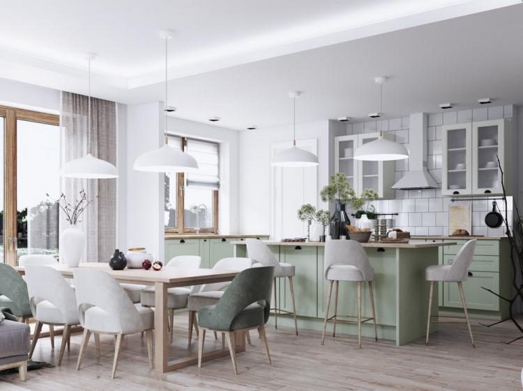 Galanthus : Aménagement cuisine-salon