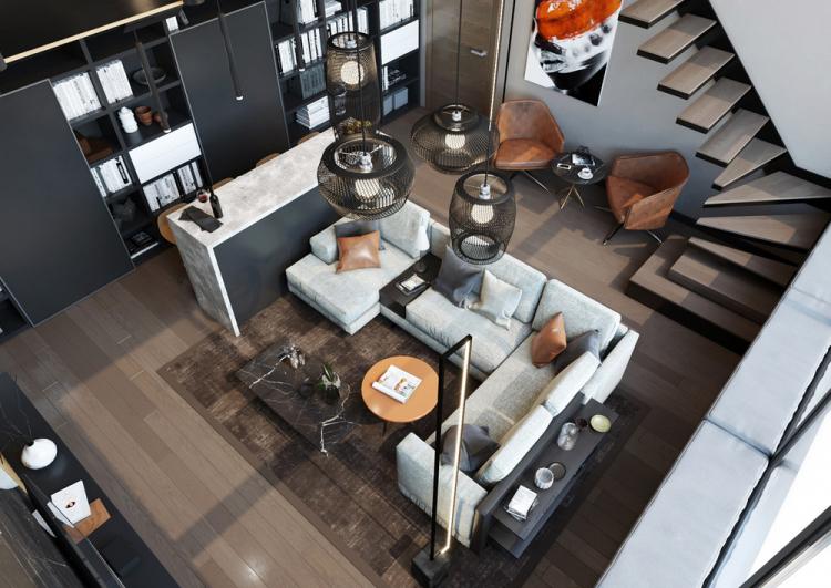 Salon Esprit de liberté - design d'intérieur