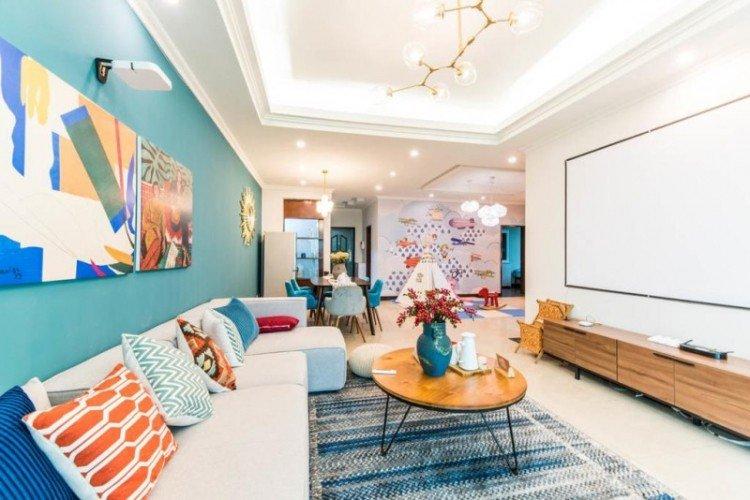 Éclairage décoratif - Intérieur de salon dans un style moderne