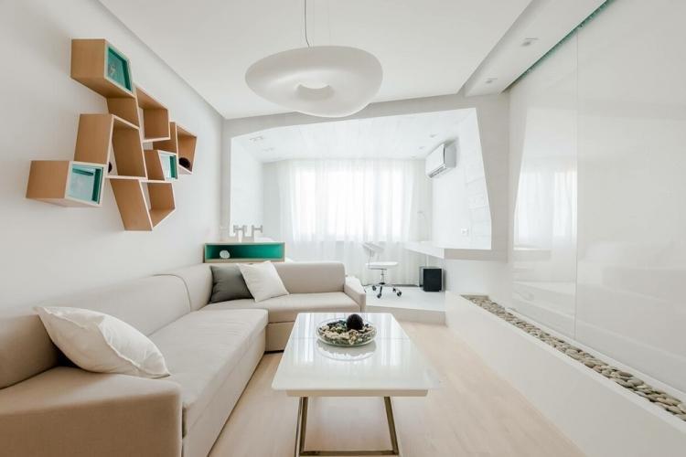 Accents lumineux - Design de salon minimaliste