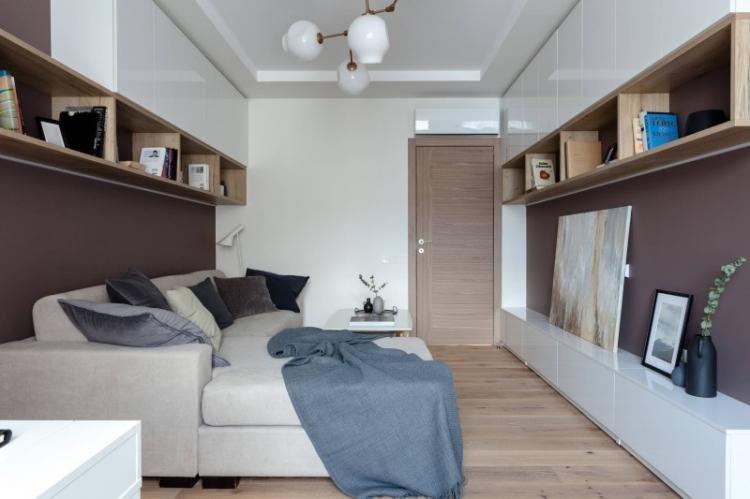 Design d'intérieur de salon dans le style du minimalisme - photo