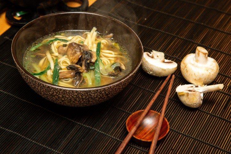 Soupe aux champignons à la chinoise - recettes