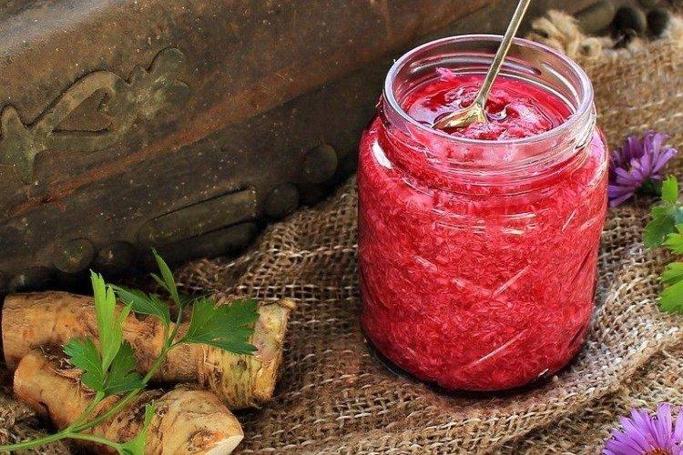 Raifort aux betteraves - une recette classique