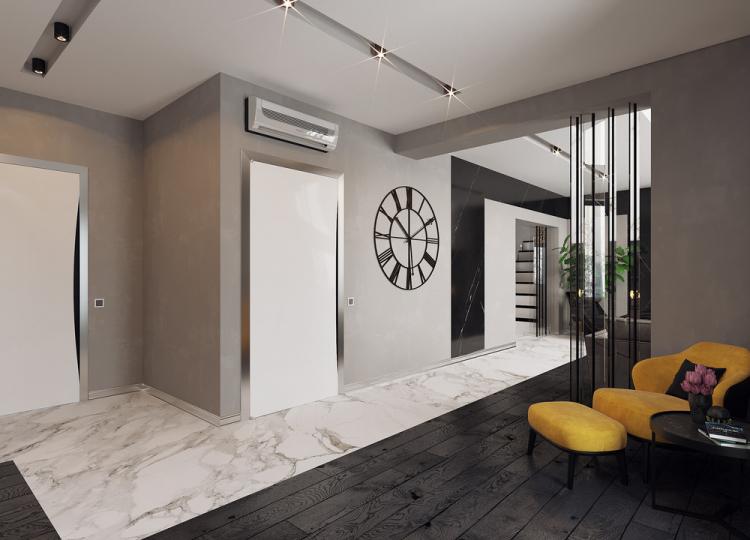 Intérieur de maison pour un jeune couple