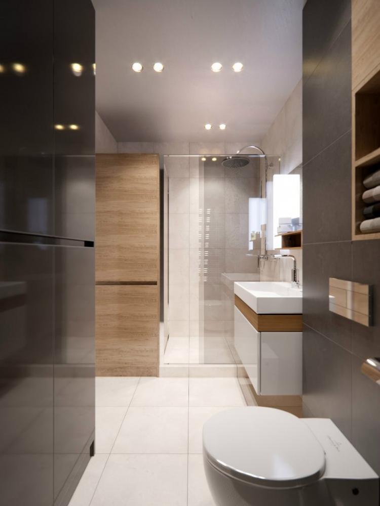 L'intérieur de l'appartement est de 50 m².