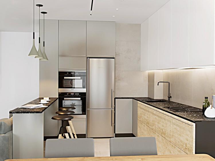 Intérieur d'appartement pour un jeune homme