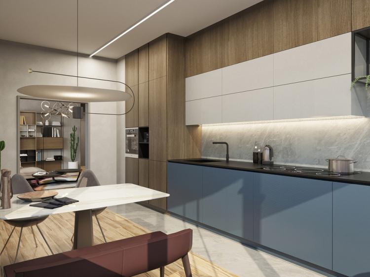 Intérieur d'appartement pour une jeune famille