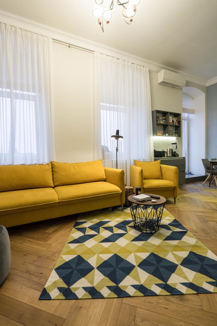 Intérieur d'un appartement sur le remblai de Mytninskaya