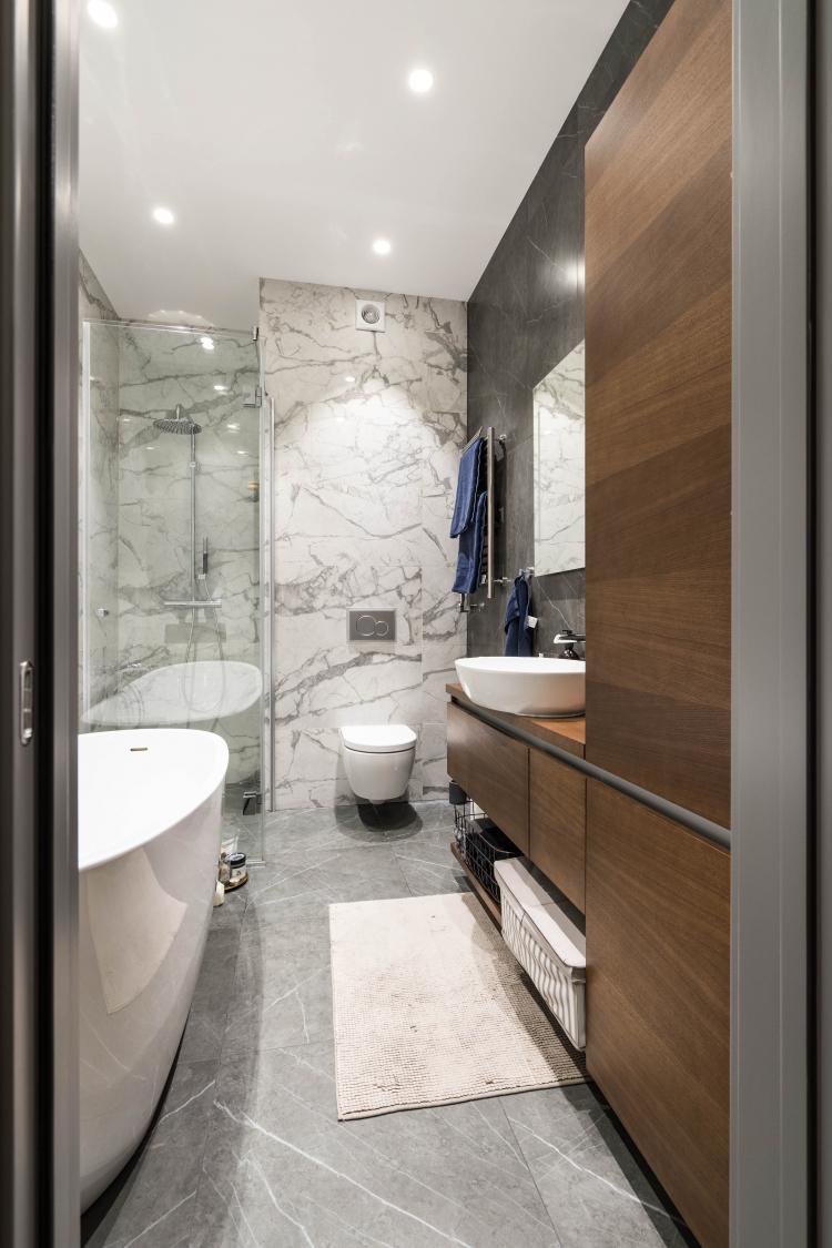 Intérieur d'un appartement sur le remblai de Mytninskaya