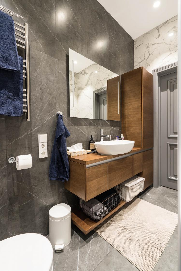 Intérieur d'un appartement sur le remblai de Mytninskaya