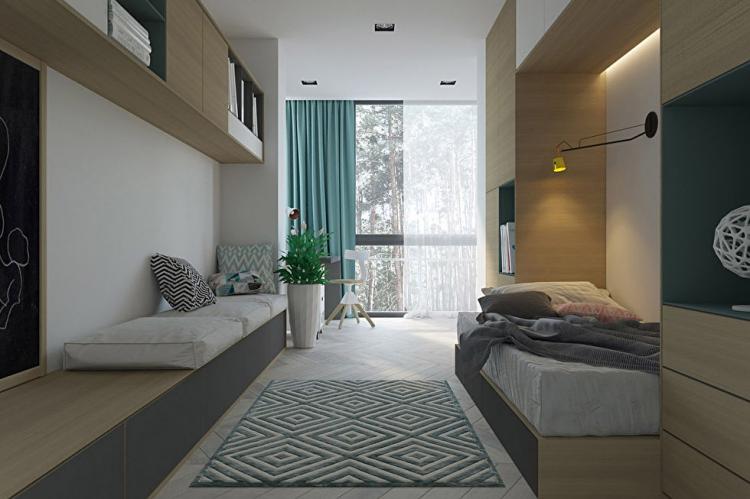 Intérieur d'appartement de style loft