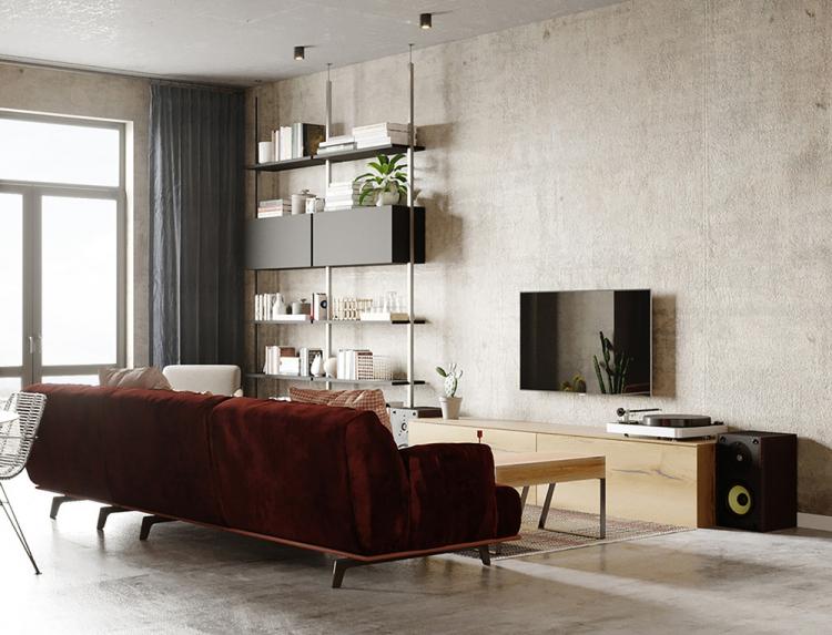 L'intérieur de l'appartement dans le complexe résidentiel Olympic Park