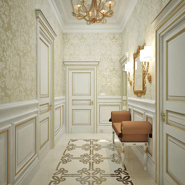 Style italien à l'intérieur de l'appartement