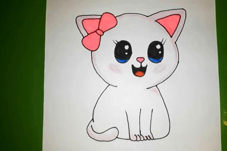 Comment dessiner un beau chat avec des stylos gel